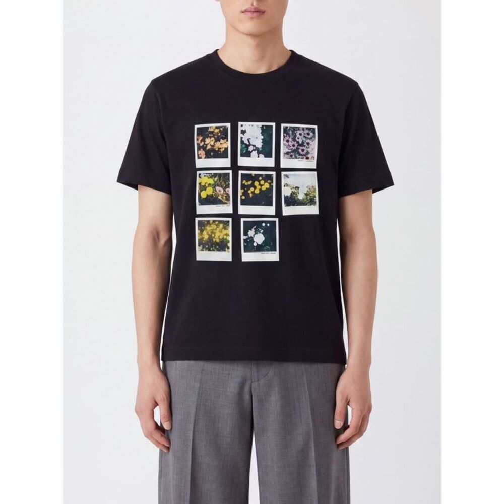 Dries Van Noten Men Dries Van Noten Graphic Print Cotton Crew-Neck T-Shirt